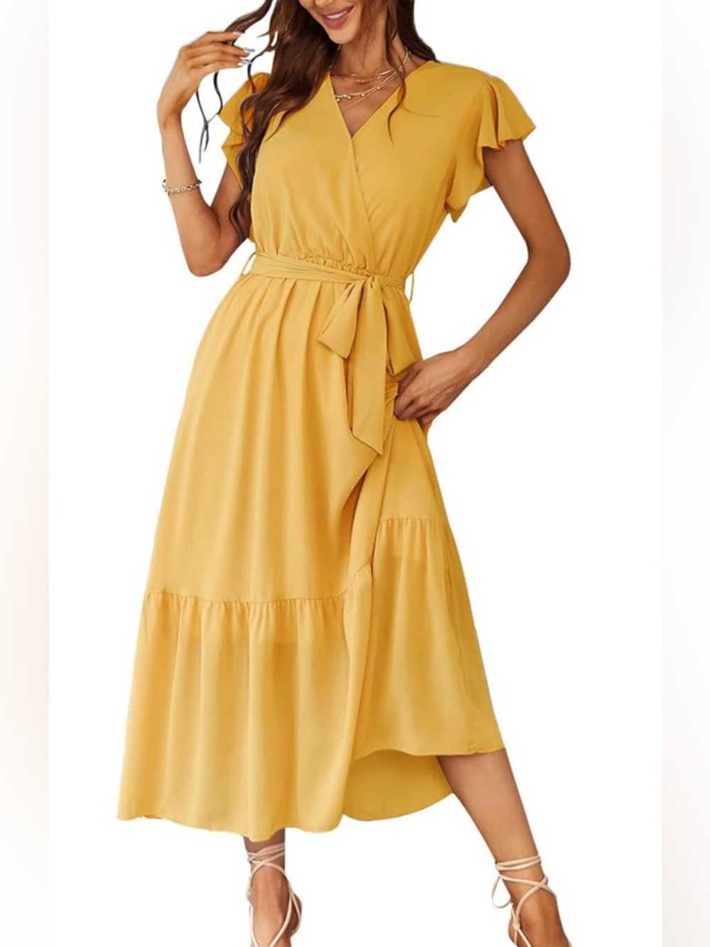 Women's Summer Floral Boho Maxi Dress